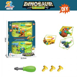 Wholesale building blocks dinosaur toy with with Screwdrivers Tool